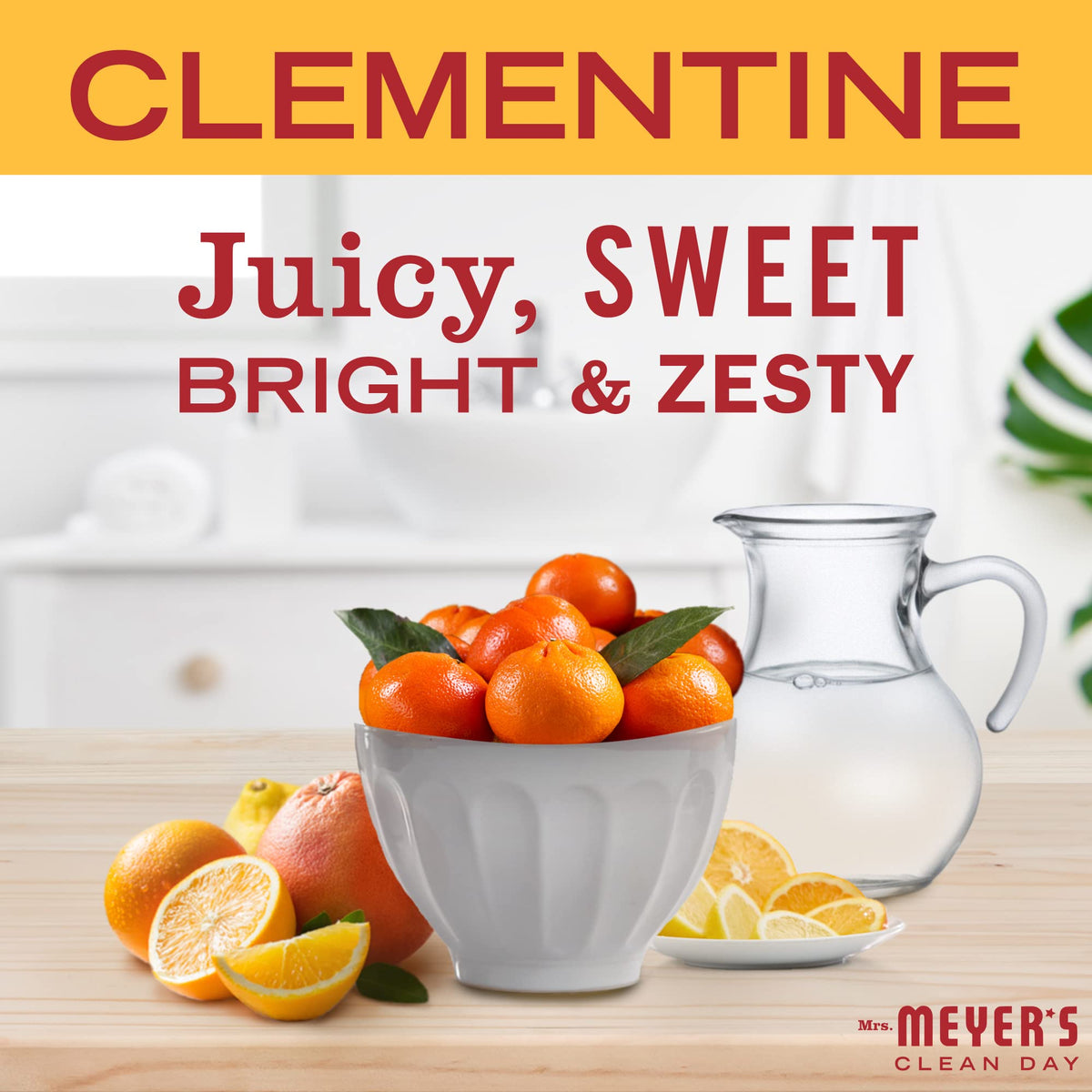 Mrs. MEYER'S Clean Day Clementine Bar Soap packaging