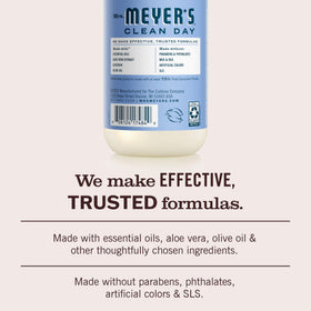 Mrs. MEYER'S Clean Day Hand Soap Bluebell Scent ingredients list