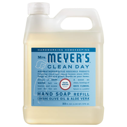 Mrs. MEYER'S Clean Day Hand Soap Refill Rain Water Scent front view