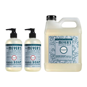 Mrs. MEYER'S Clean Day Liquid Hand Soap 12.5 OZ Snowdrop scent front view