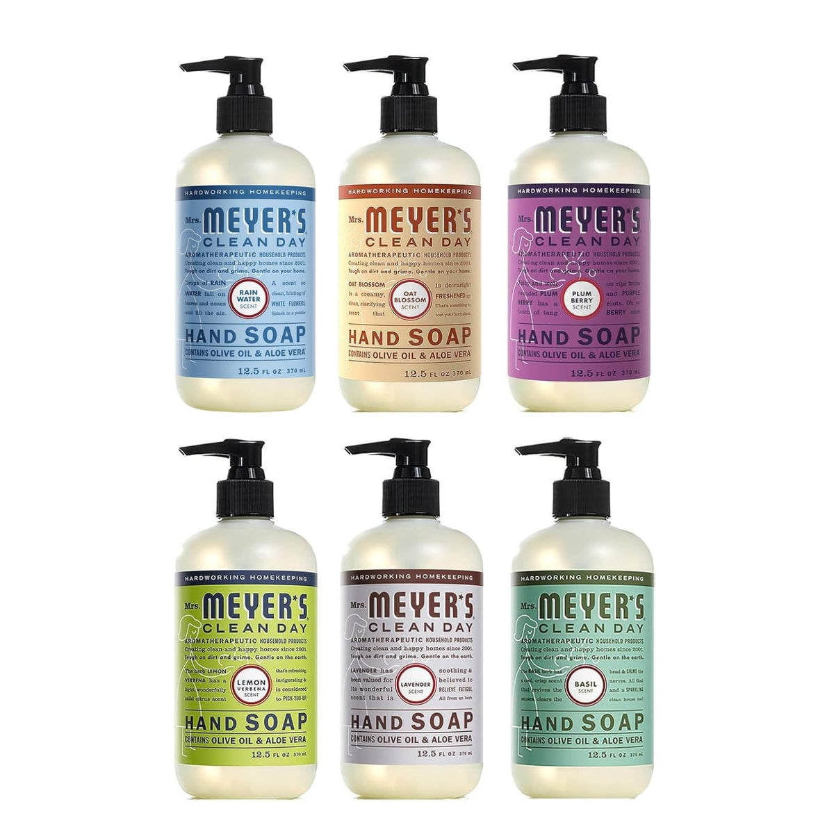 Mrs. MEYER'S Clean Day Liquid Hand Soap Lavender front view