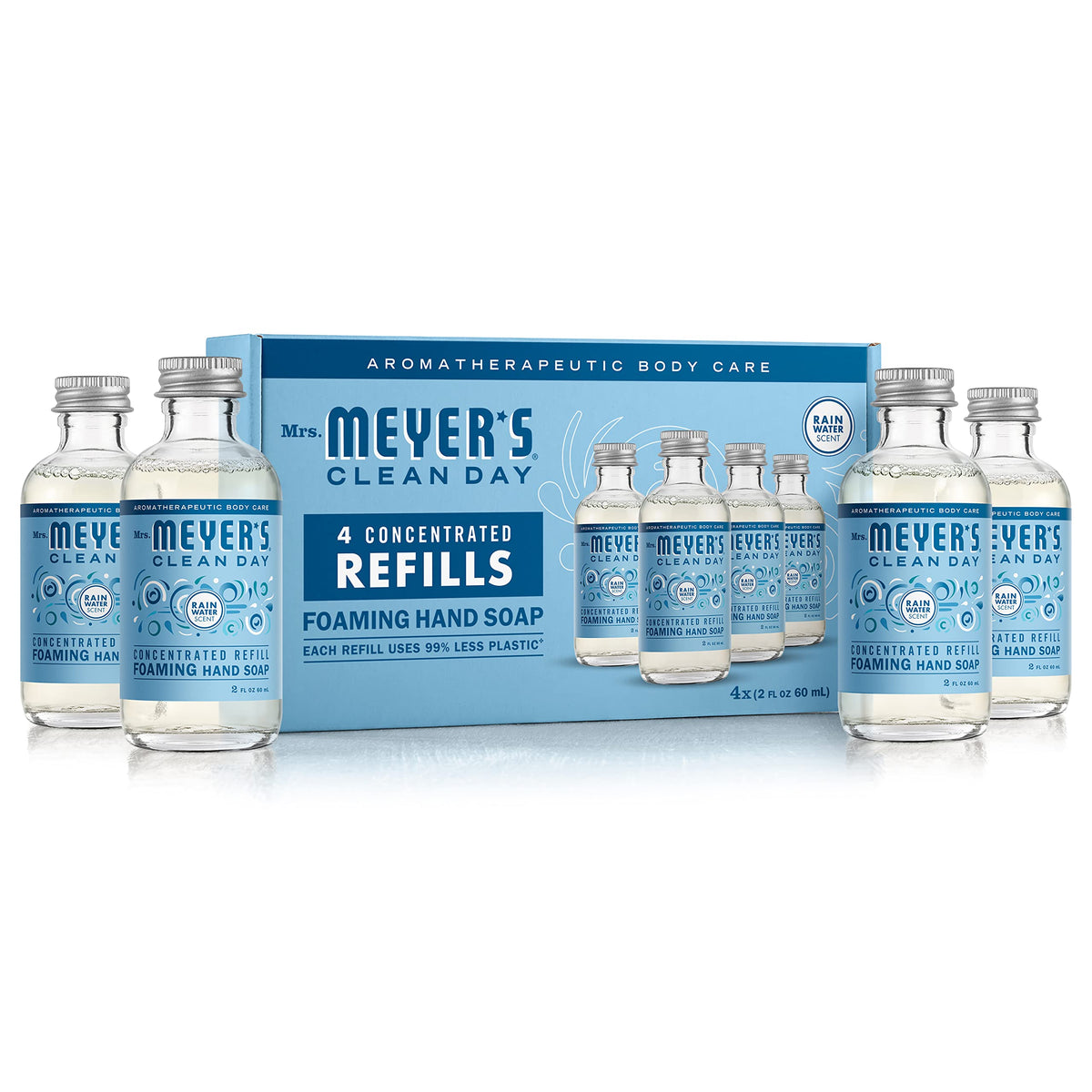 Mrs. MEYER'S Foaming Hand Soap Concentrated Refills Rain Water front view