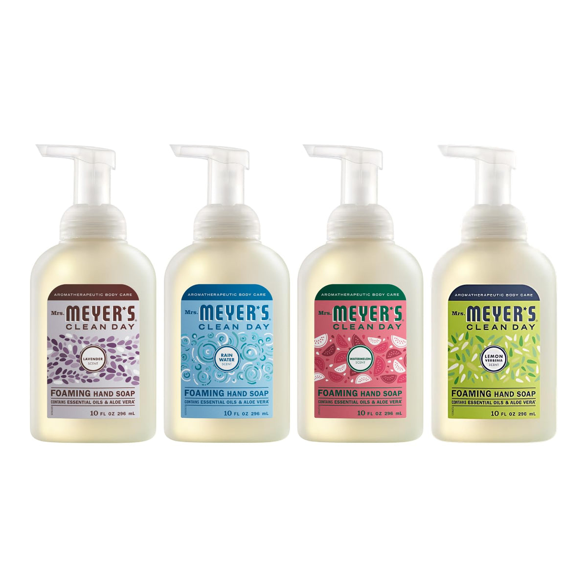 Mrs. MEYER'S Foaming Hand Soap Variety Pack with 4 scents
