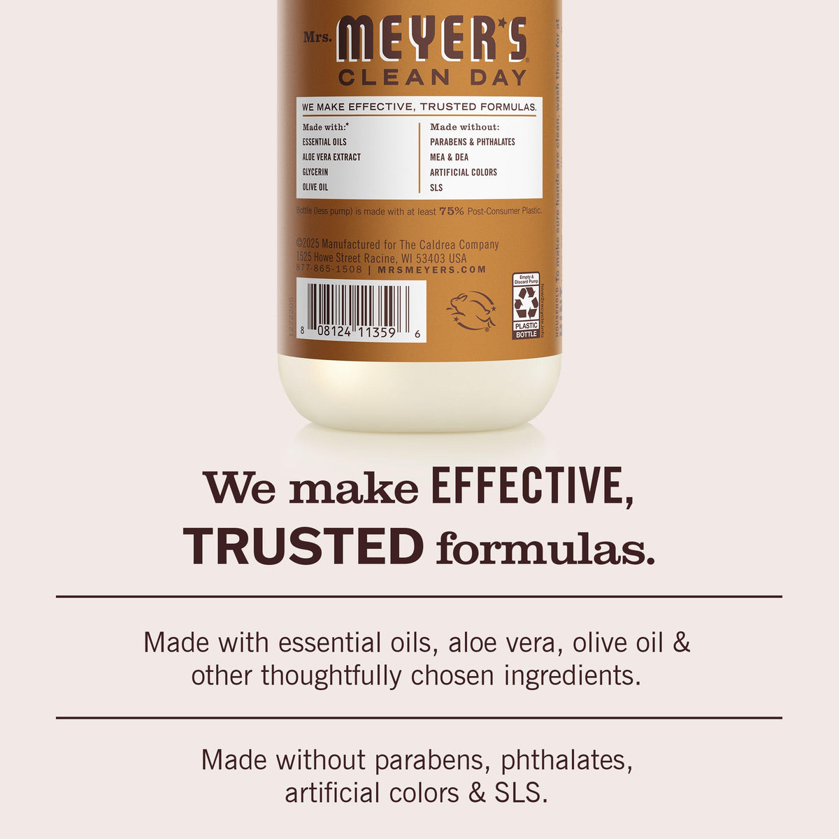 Mrs. MEYER'S Hand Soap bottle with Fall Leaves scent