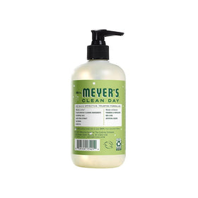 Mrs. MEYER'S hand soap bottles with essential oils and aloe vera