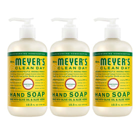 Mrs. MEYER'S Hand Soap Honeysuckle Scent 12.5 Fl Oz bottle front view
