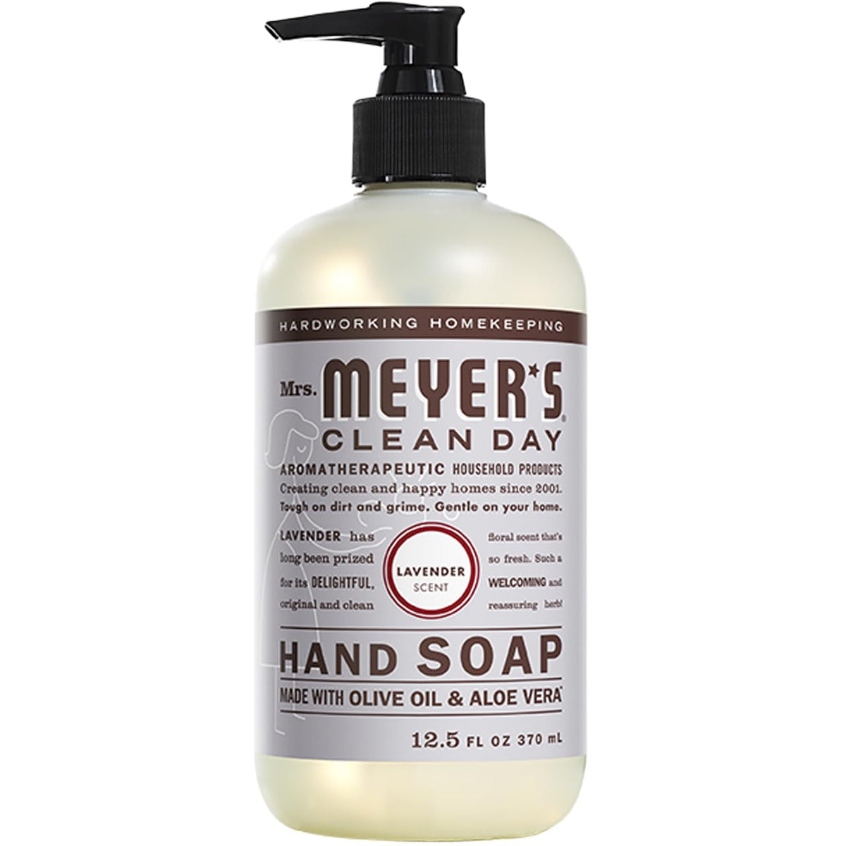 Mrs. MEYER'S Hand Soap Lavender in use at a sink