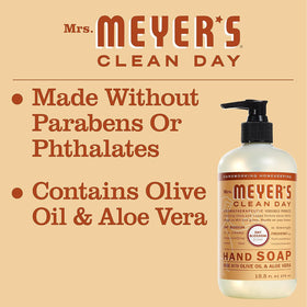Mrs. MEYER'S Hand Soap Oat Blossom ingredients list
