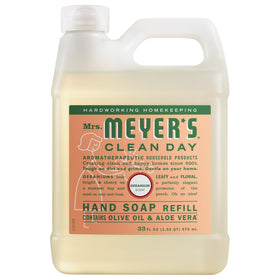 Mrs. MEYER'S Hand Soap Refill Geranium Scent 33 Fl Oz front view