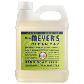 Mrs. MEYER'S Hand Soap Refill Lemon Verbena 33 Fl Oz front view