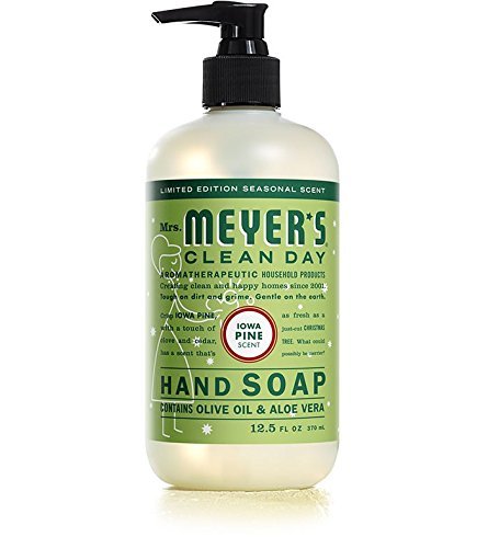 Mrs. MEYER'S hand soap variety pack displayed on a kitchen counter