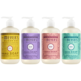 Mrs. MEYER'S Holiday Hand Soap Bundle featuring Lavender and Lemon Verbena