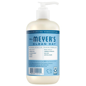 Mrs. MEYER'S Holiday Hand Soap Bundle Rainwater and Oat Blossom bottles front view