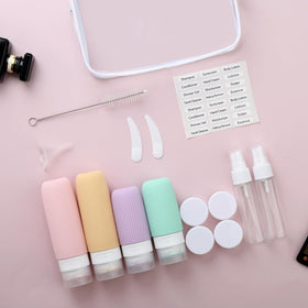 Mrsdry travel bottle set with clean brush and funnel