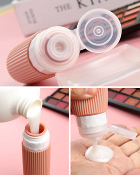 Mrsdry Travel Bottles 3 oz silicone bottle front view