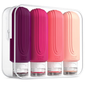 Mrsdry travel bottles 6oz set with PVC toiletry bag