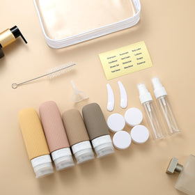 Mrsdry travel bottles set packed in a zip case