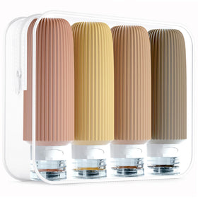 Mrsdry travel bottles set with PVC toiletry bag