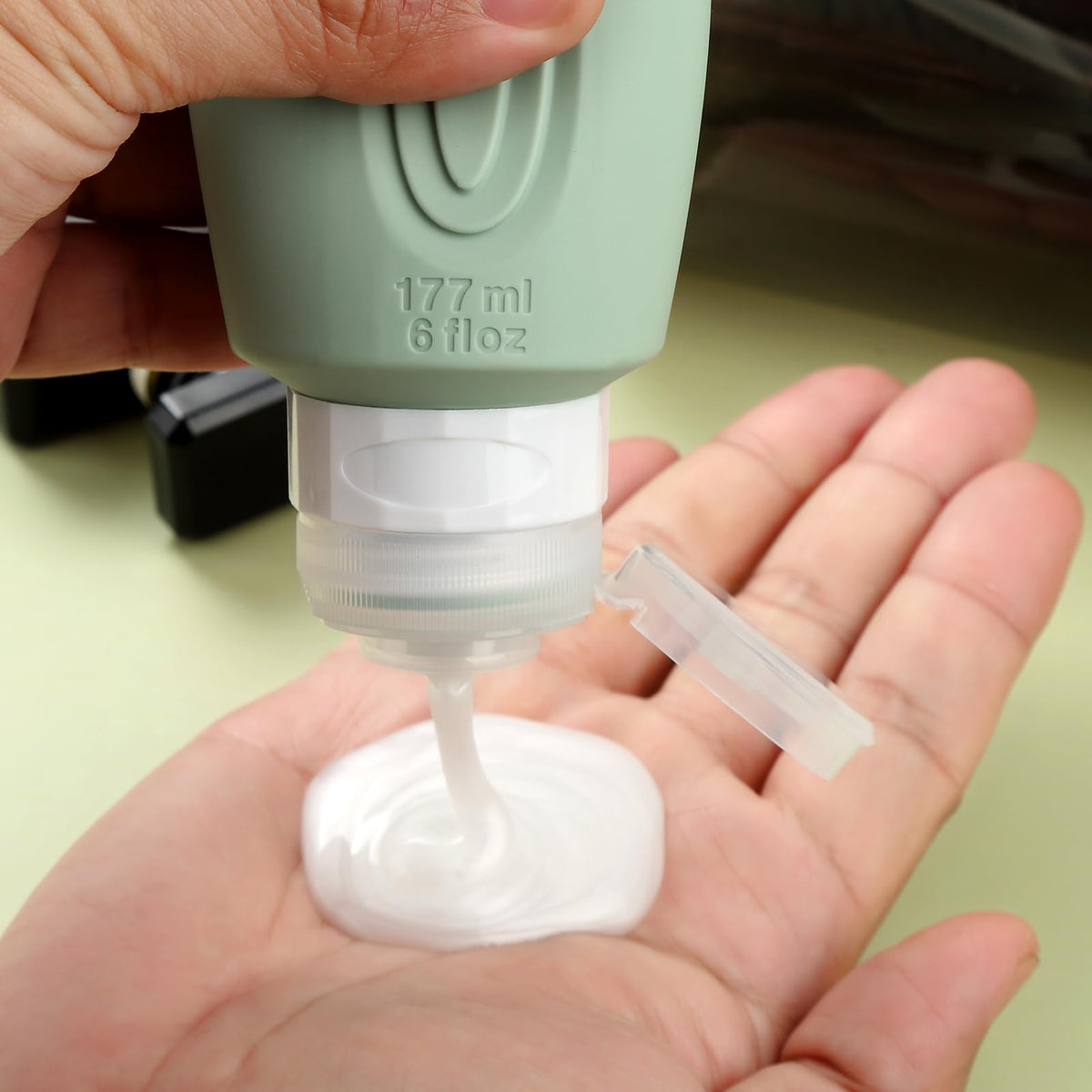 Mrsdry travel bottles showing leak-proof design