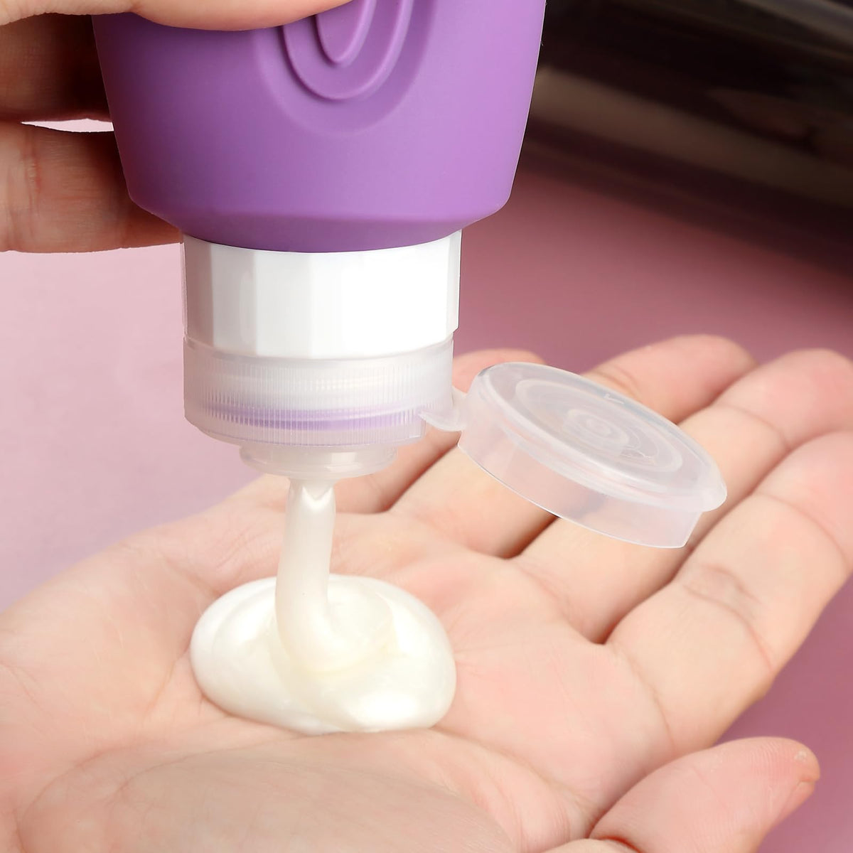 Mrsdry travel bottles showing leak-proof design