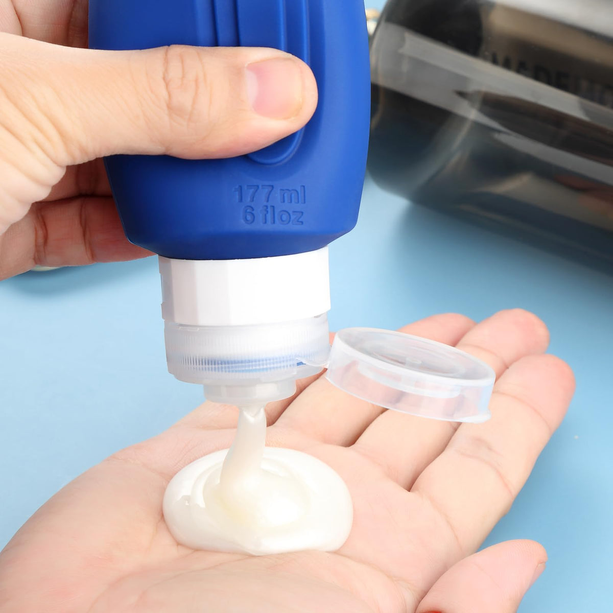 Mrsdry Travel Bottles with flip-top cap