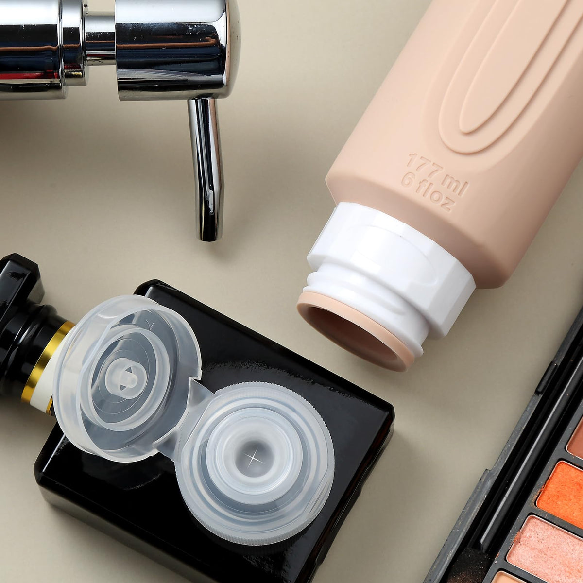 Mrsdry travel bottles with lotion and shampoo