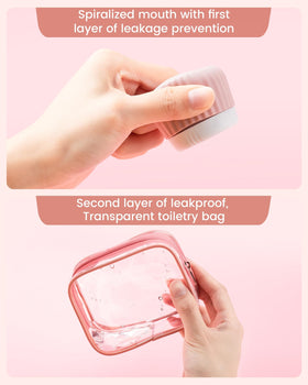 Mrsdry travel containers displayed on a travel background
