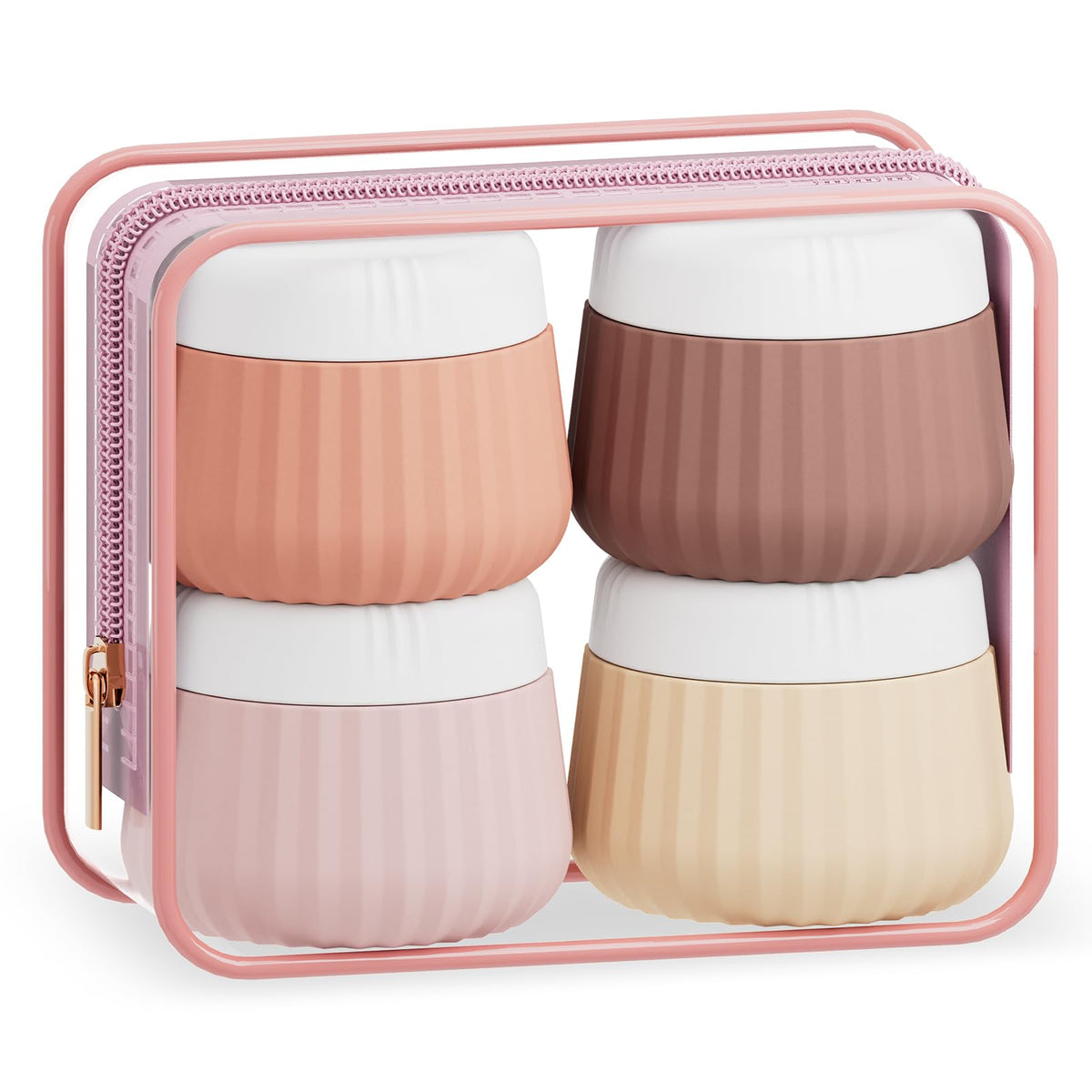 Mrsdry Travel Containers for Toiletries 4 Pack in various colours