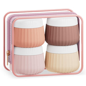 Mrsdry Travel Containers for Toiletries 4 Pack in various colours