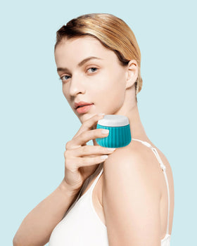 Mrsdry Travel Containers with various skincare products
