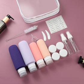 Mrsdry travel kit with various bottle sizes and accessories