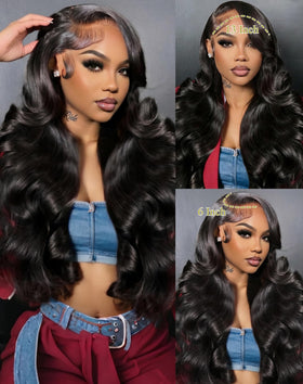 MsBertha Body Wave Wig showing 13x6 lace front design