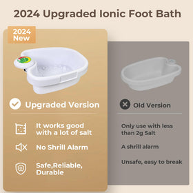 MSFOOT Ionic Foot Bath Detox Machine accessories including arrays and liners