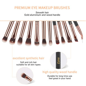 MSQ blending brush showing real wood handle