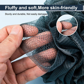 MTDLYICE loofah sponge in use during a shower