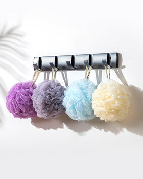 MTDLYICE XXL Large Loofah Sponge Lavender with body wash