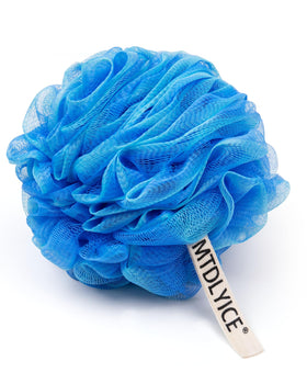 MTDLYICE XXL Large Loofah Sponge with soap in a shower setting