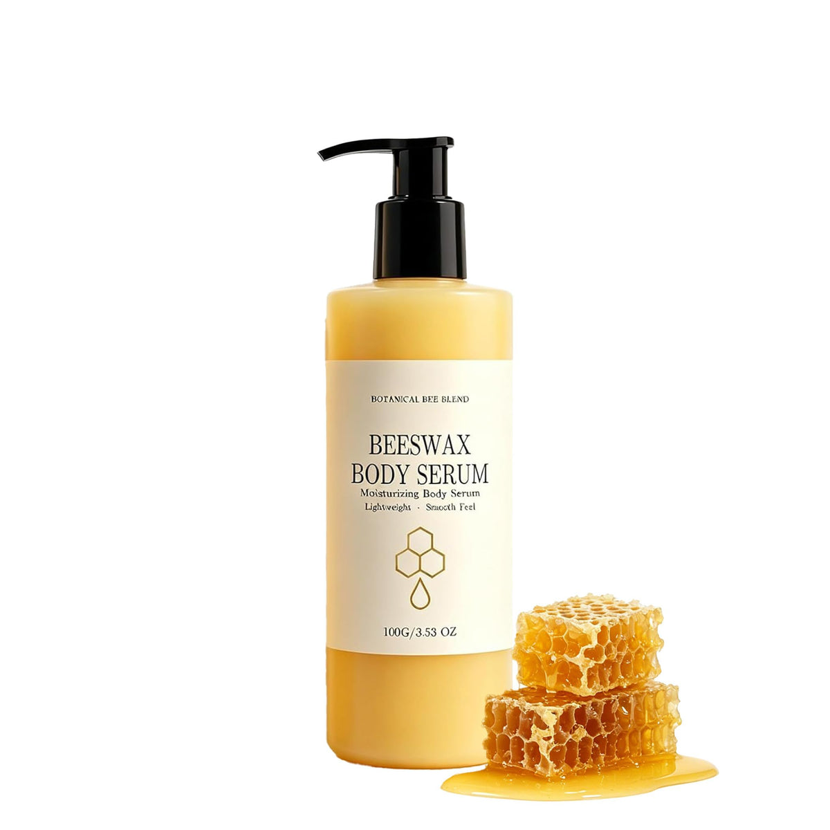 MUBSEOTH Beeswax Body Serum 100ML front view with packaging