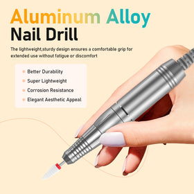 mUGLE Portable Nail Drill in pink gift box