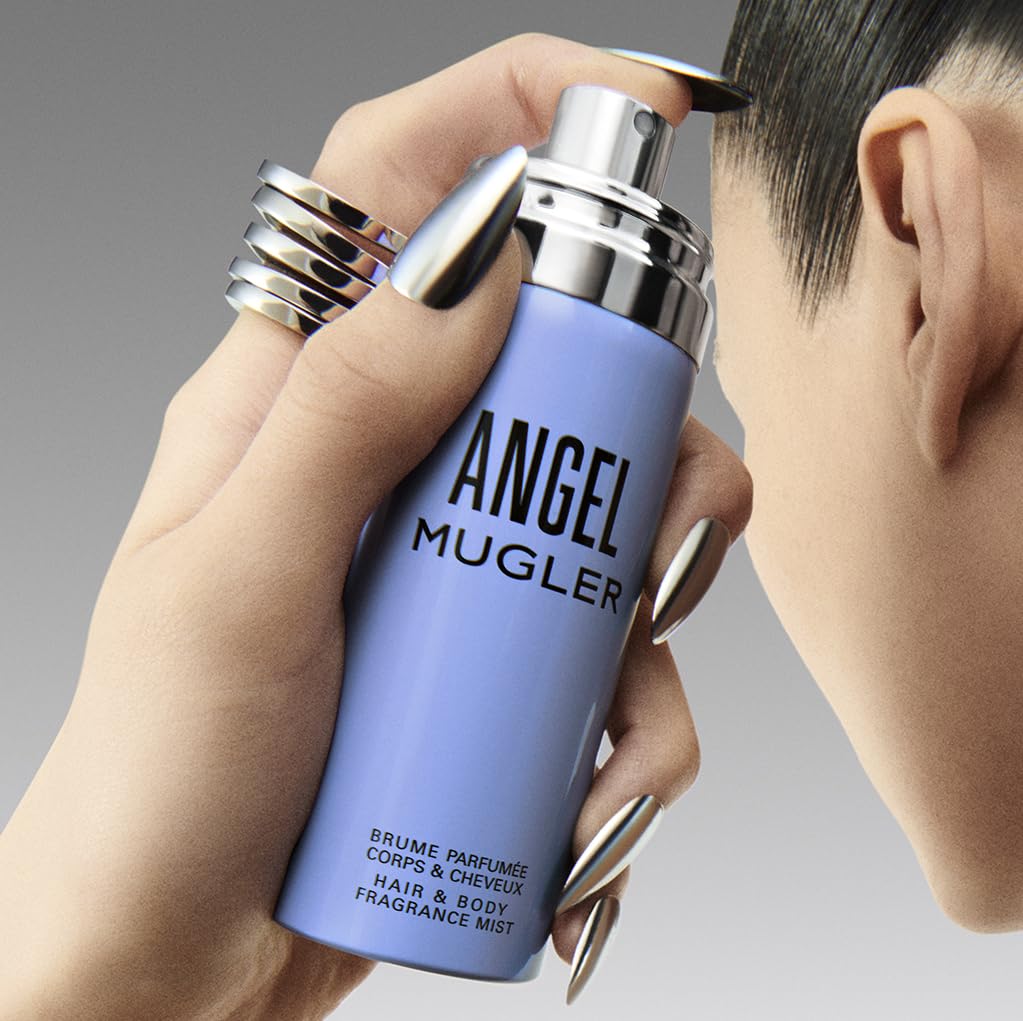 Mugler Angel Hair & Body Mist 3.3 Fl Oz packaging details