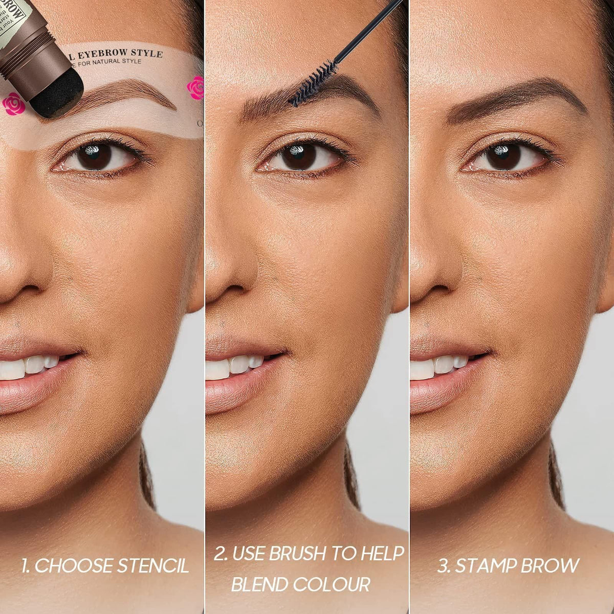 Multiple eyebrow shapes included in Ihrlpxkc kit