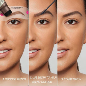 Multiple eyebrow shapes included in Ihrlpxkc kit