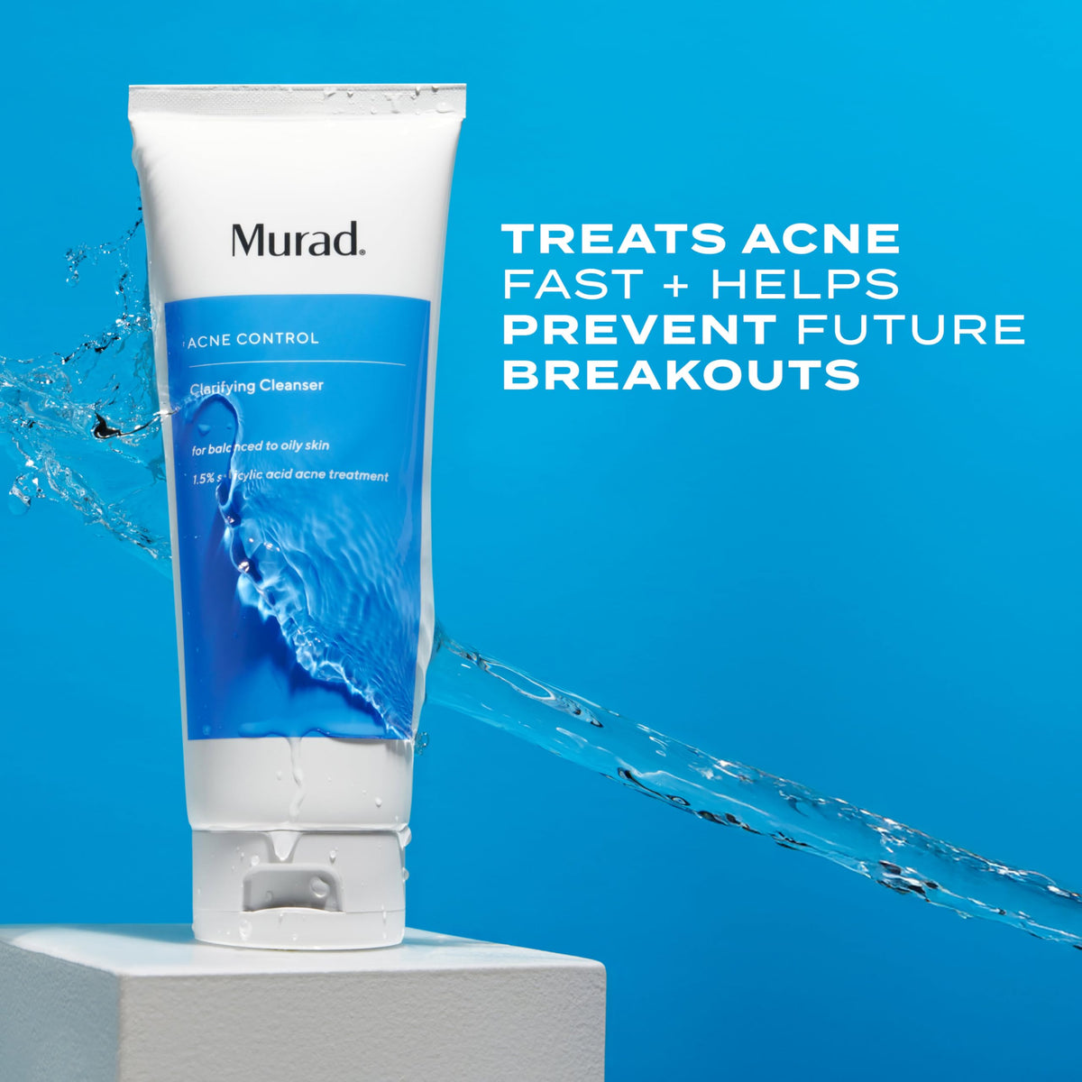 Murad Acne Control Clarifying Cleanser 5 Fl Oz back view