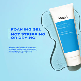 Murad Acne Control Clarifying Cleanser 5 Fl Oz with skincare routine