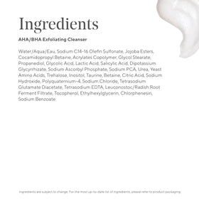 Murad AHA/BHA Exfoliating Cleanser 5 Fl Oz in bathroom setting