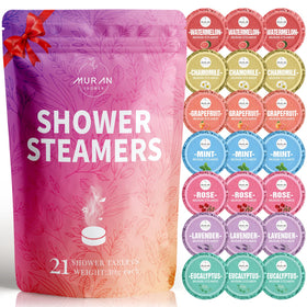 MURAN SHOWER 21-Pack Shower Steamers assorted scents front view