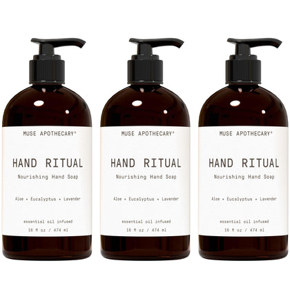 Muse Apothecary Hand Ritual 16 oz hand soap front view