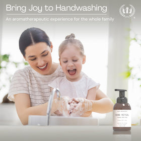 Muse Apothecary Hand Ritual foaming hand soap lifestyle scene in bathroom