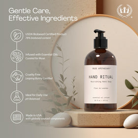Muse Apothecary Hand Ritual packaging details