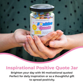 Musemory Affirmations Jar displayed on a desk
